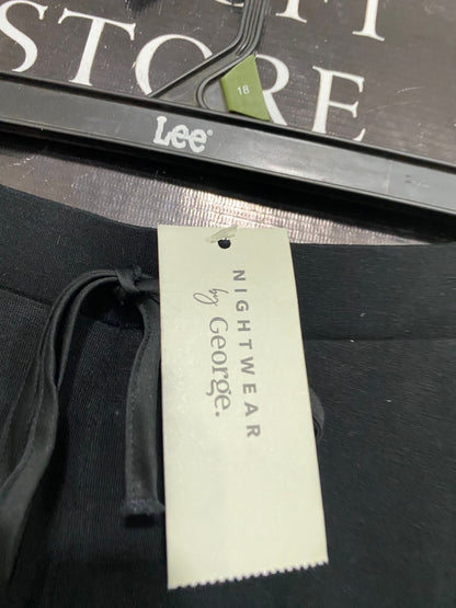 GEORGE |S| WAIST 26| A32| BLACK LOUNGE JOGGER PANTS