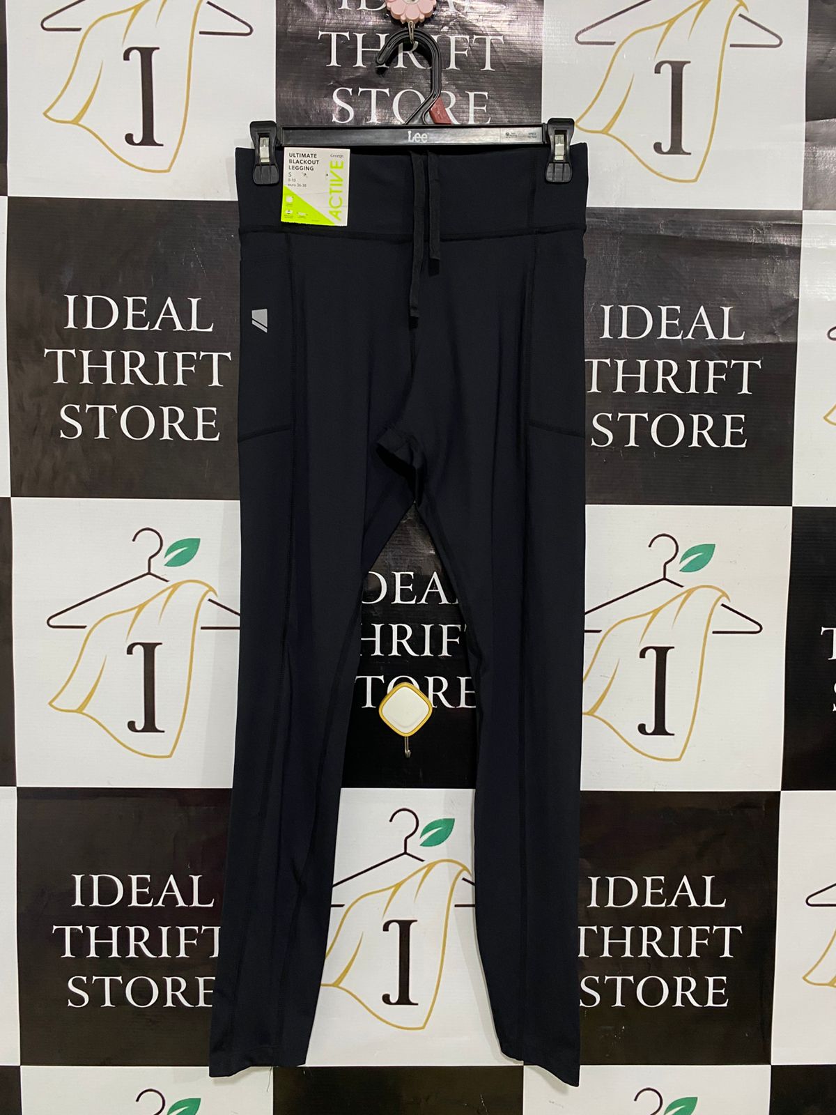 GEORGE |S| WAIST 26| A31| BLACK ULTIMATE ACTIVE BLACKOUT LEGGINGS