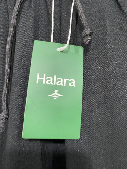 HALARA |S| WAIST 26| A31| BLACK WIDE-LEG LOUNGE PANTS