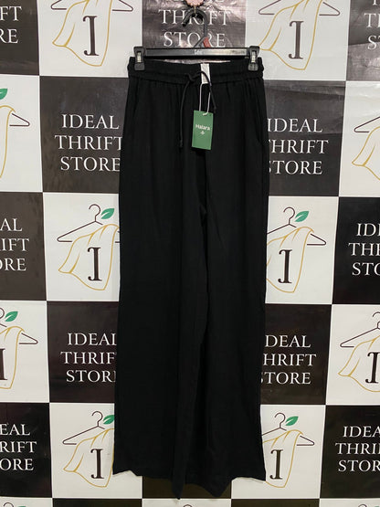 HALARA |S| WAIST 26| A31| BLACK WIDE-LEG LOUNGE PANTS