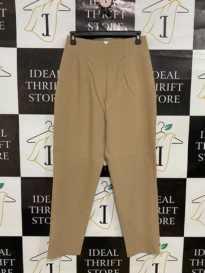 ZARA |M| WAIST 26| A31| BEIGE TAILORED HIGH-RISE TROUSERS