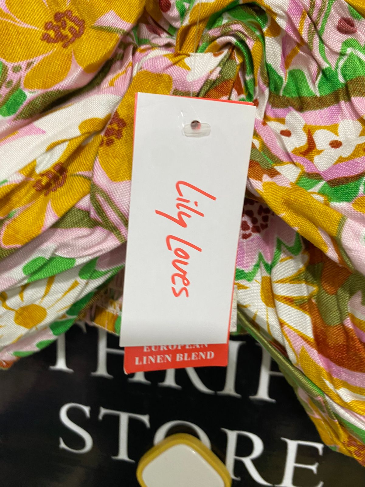 LILY LOVES |S| BUST 13| A31| MULTICOLOR FLORAL & PAISLEY CROPPED BLOUSE