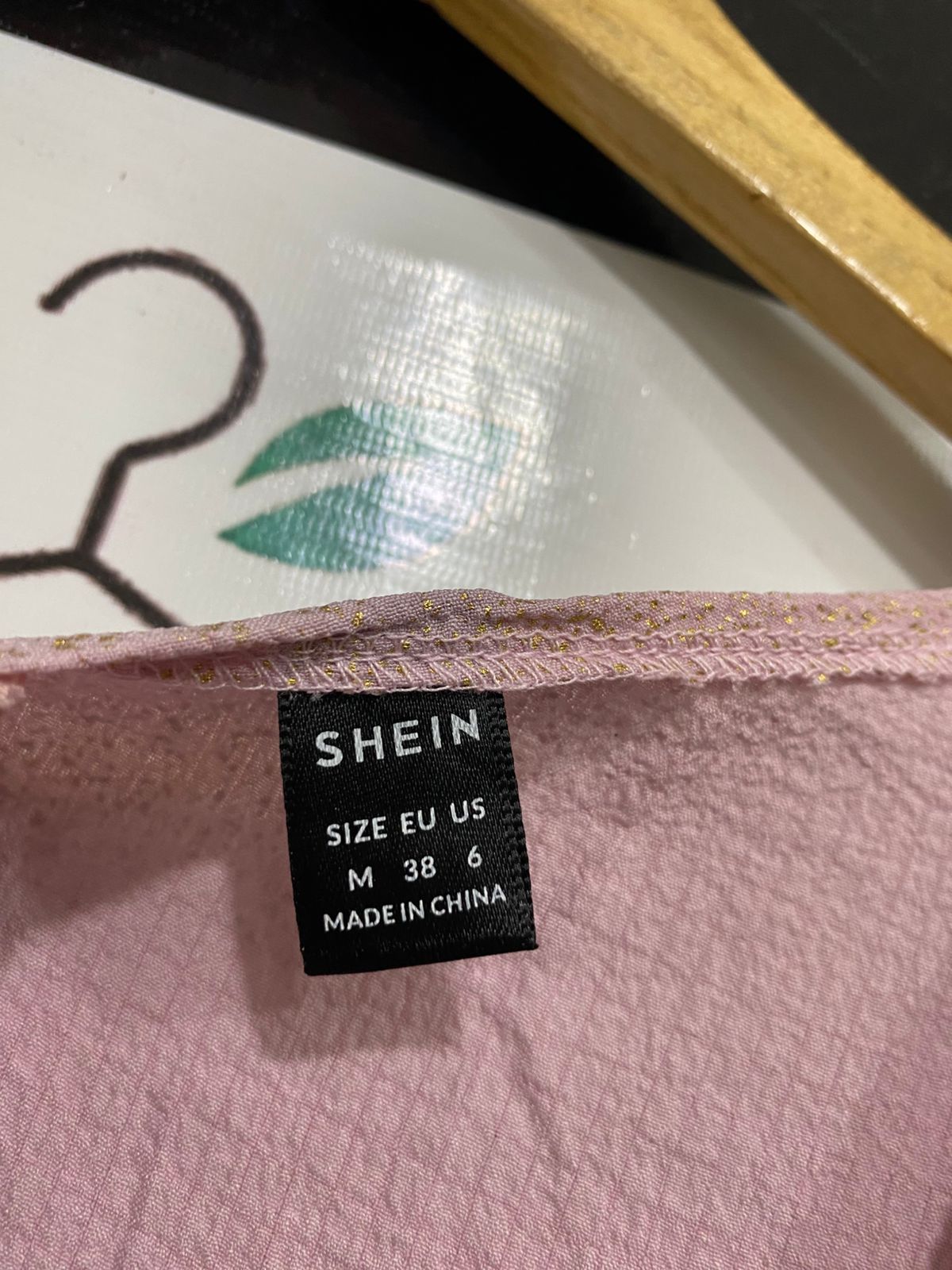 SHEIN |M| BUST 18| A31| DUSTY PINK SQUARE NECK BUTTON-FRONT LONG-SLEEVE MIDI DRESS