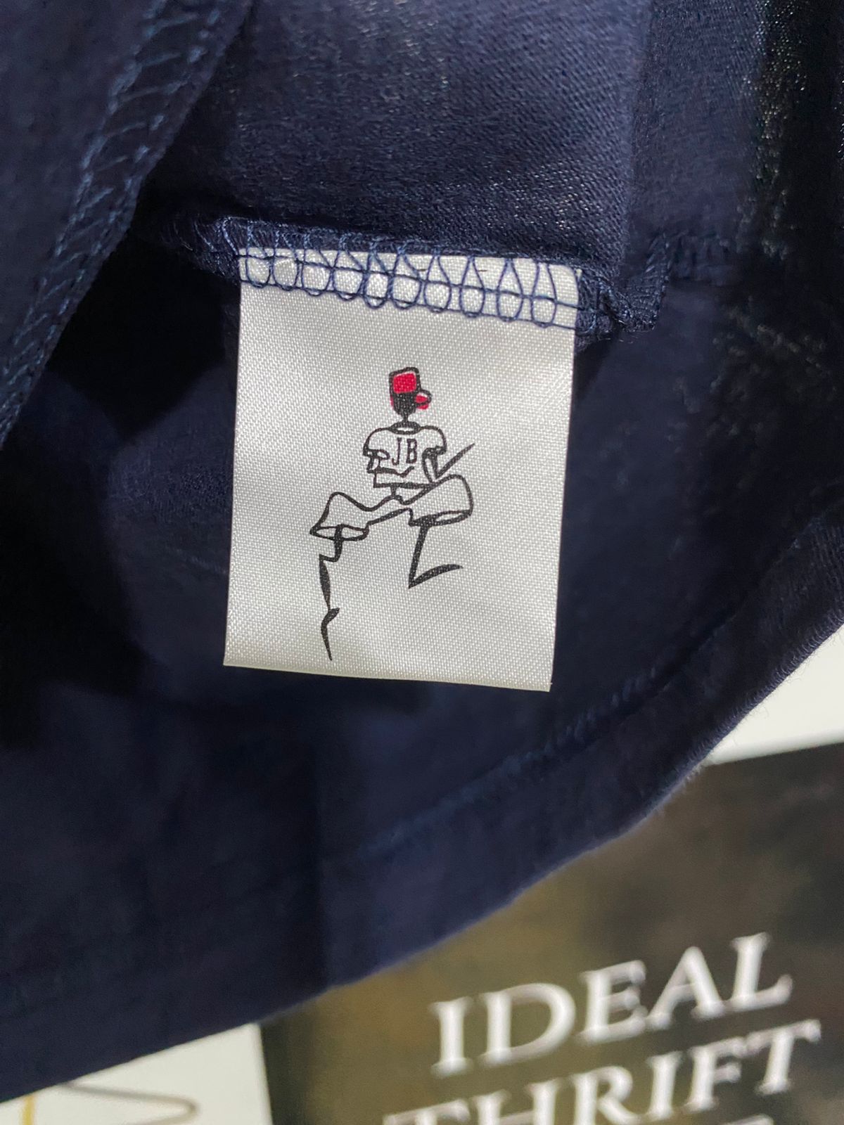 JBS WEAR |S| BUST 15| A31| NAVY BLUE "05 MILLENNIUM HEALTH CLUB" GRAPHIC T-SHIRT
