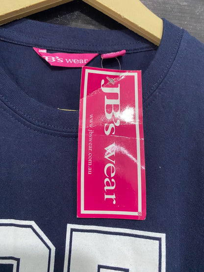 JBS WEAR |S| BUST 15| A31| NAVY BLUE "05 MILLENNIUM HEALTH CLUB" GRAPHIC T-SHIRT