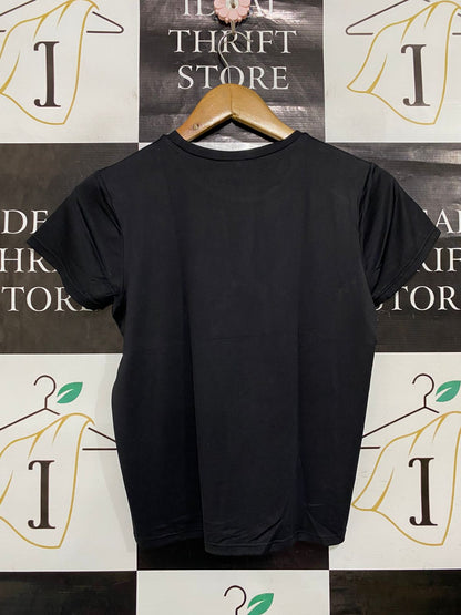 ANKO |S| BUST 16| A31| BLACK BASIC SHORT-SLEEVE T-SHIRT