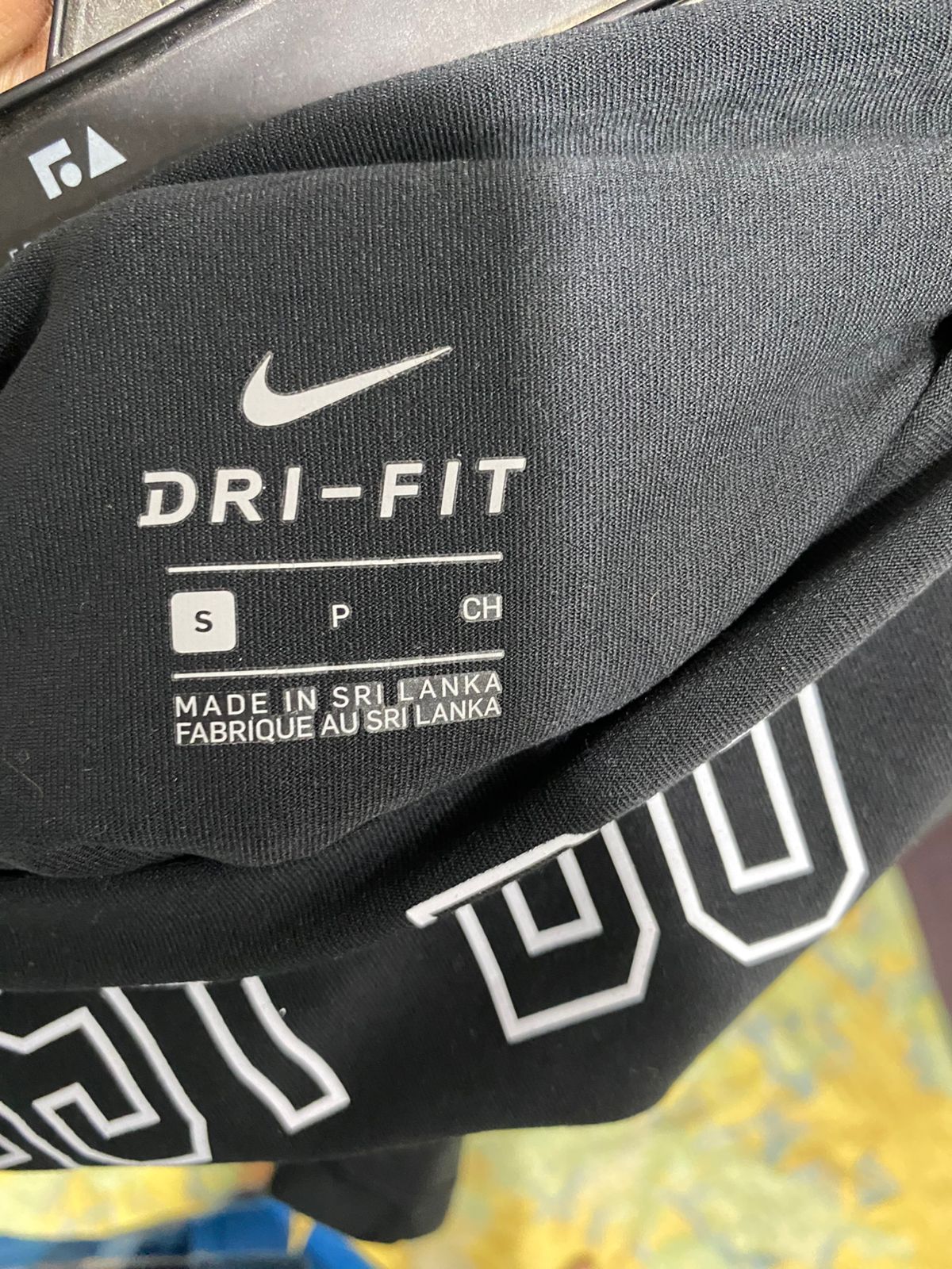 NIKE |S| WAIST 24| A32| BLACK "JUST DO IT." ATHLETIC HIGH-WAIST LEGGINGS