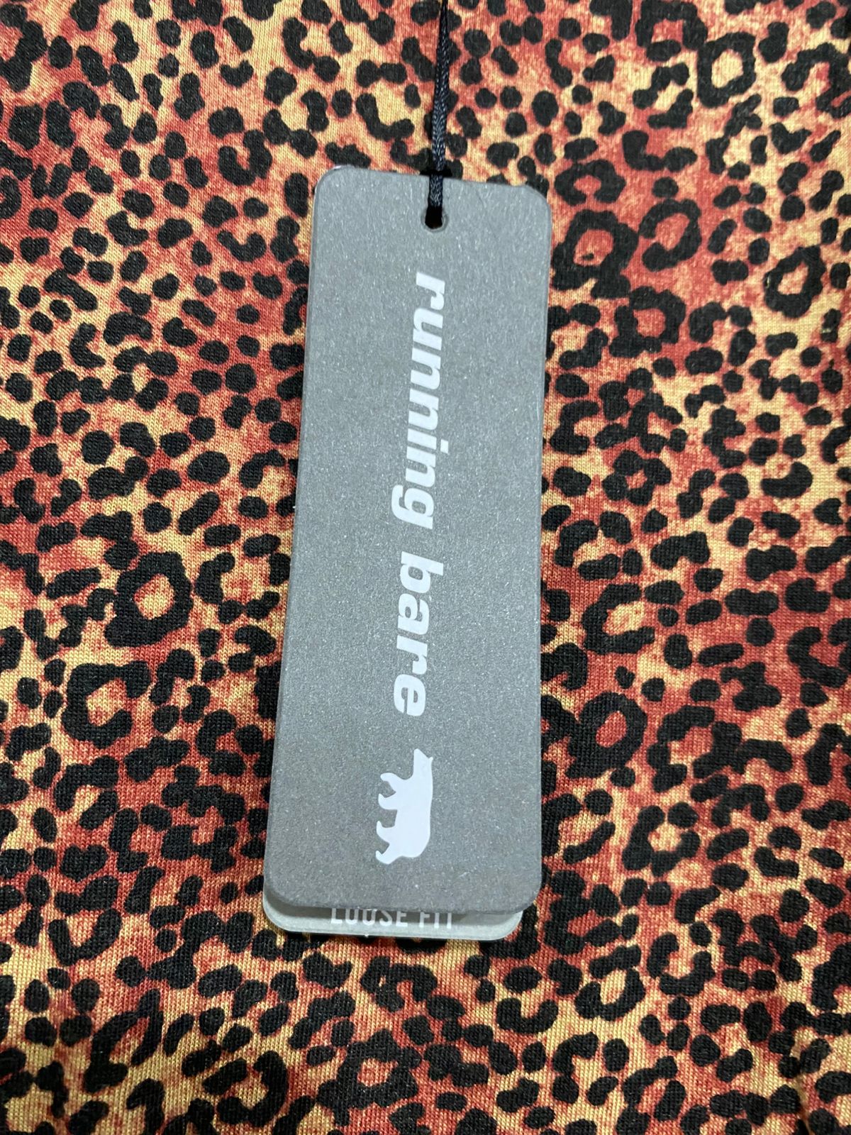 RUNNING BARE |S| BUST 18| A32| BROWN LEOPARD-PRINT SLEEVELESS ACTIVE TANK TOP
