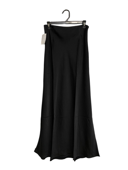 TUSSAH |M| WAIST 28| A33| BLACK HIGH-WAIST FLUID MAXI SKIRT