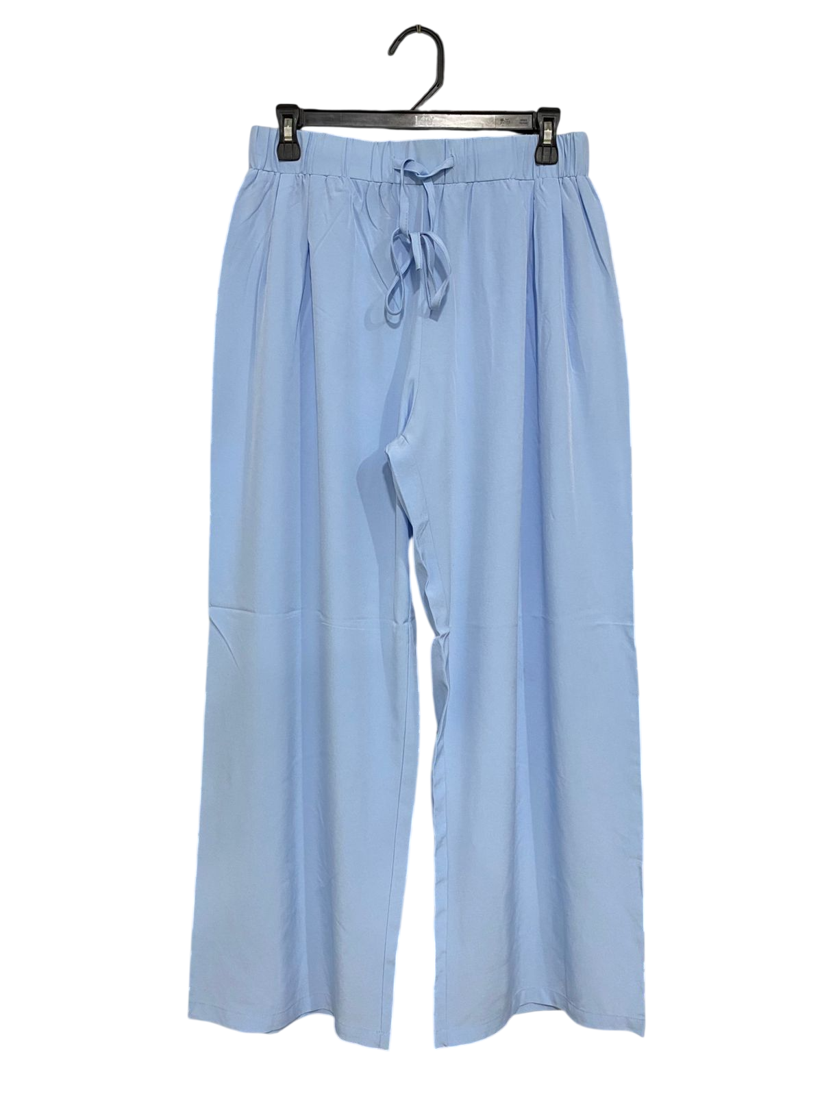 |L| WAIST 29| A33| LIGHT BLUE DRAWSTRING WIDE-LEG LOUNGE PANTS