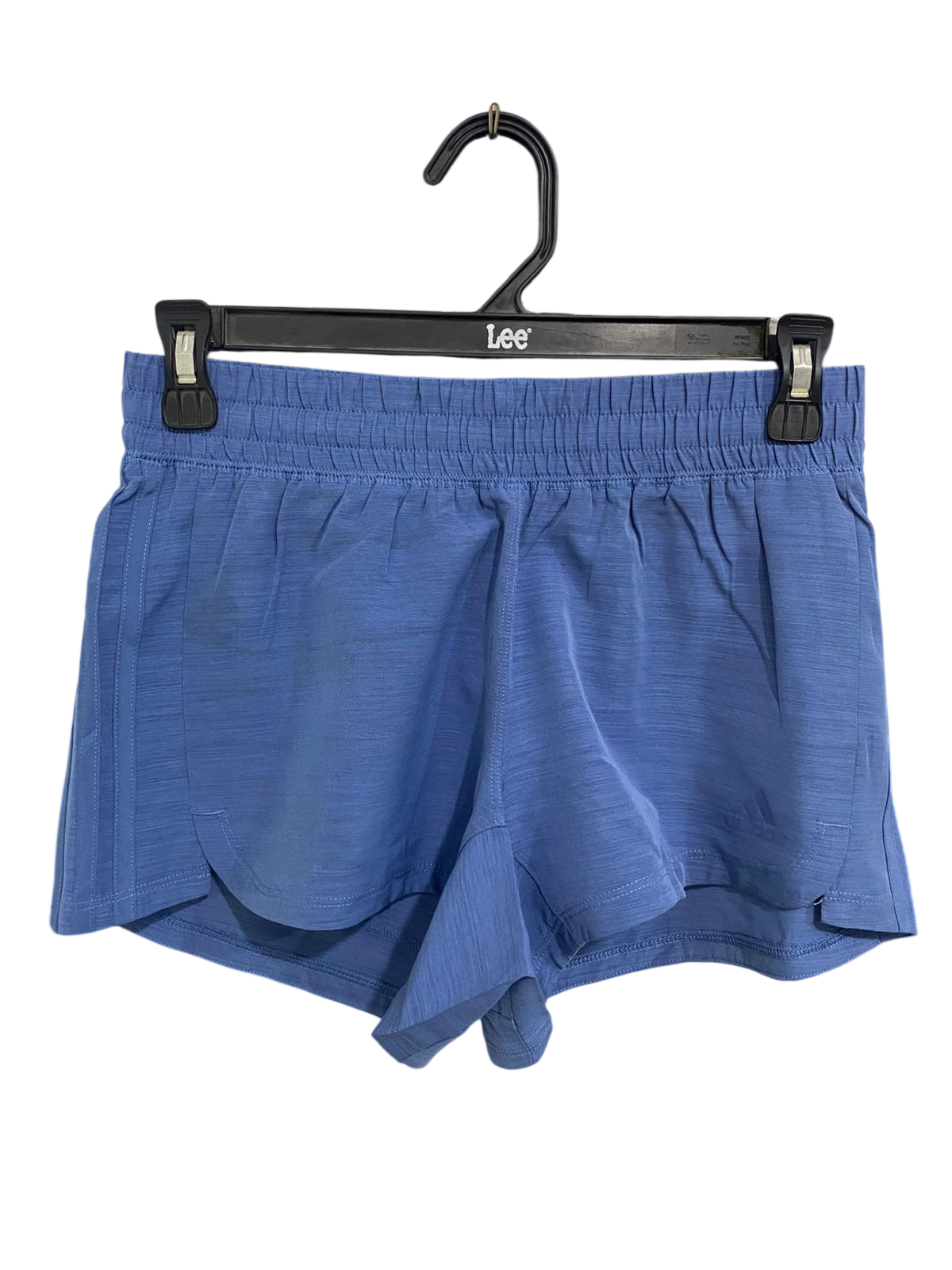 ADIDAS |XS| WAIST 26| A33| BLUE HEATHERED ACTIVE RUNNING SHORTS