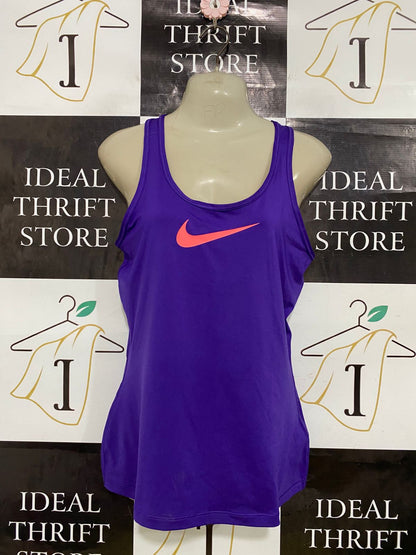 NIKE |M| BUST 16| A33| PURPLE & PINK SWOOSH ACTIVE ATHLETIC TANK TOP