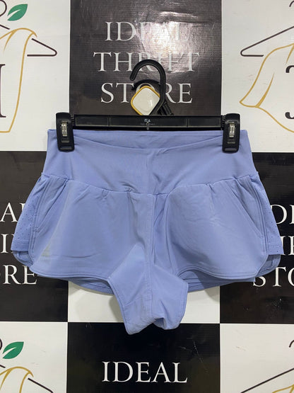 ADIDAS |XS| WAIST 25| A33| PERIWINKLE BLUE DUAL-LAYER ACTIVE ATHLETIC RUNNING SHORTS