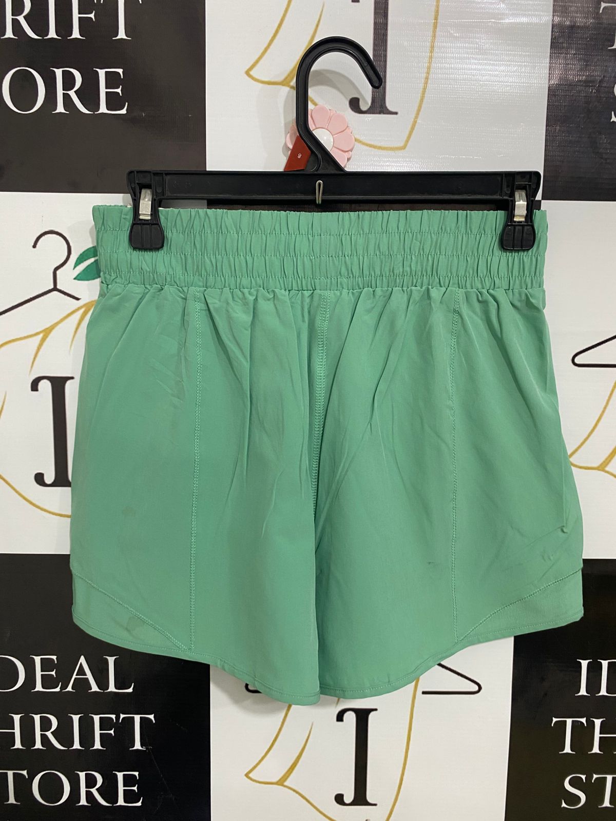 TARGET ACTIVE |S| WAIST 26| A33| SAGE GREEN RECYCLED MATERIALS ACTIVE RUNNING SHORTS