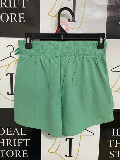 TARGET ACTIVE |S| WAIST 26| A33| SAGE GREEN RECYCLED MATERIALS ACTIVE RUNNING SHORTS
