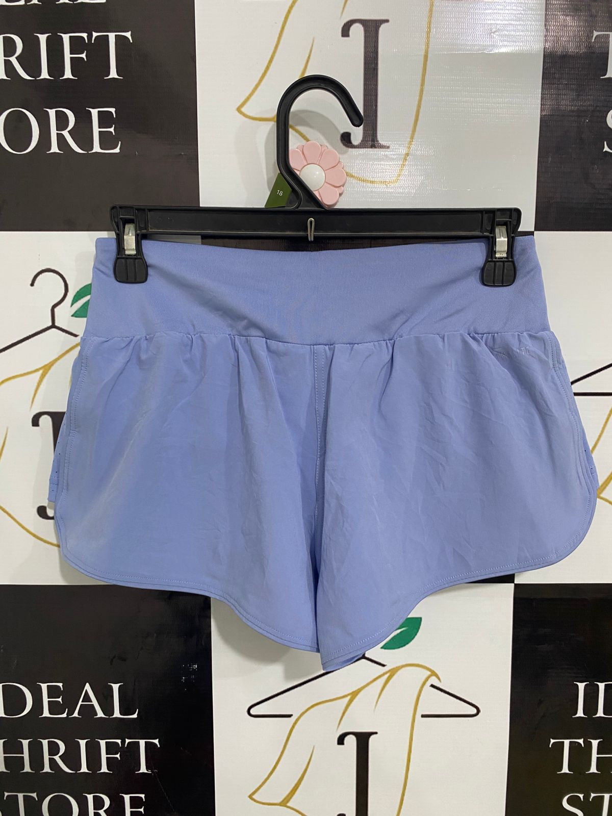 ADIDAS |XS| WAIST 26| A33| PERIWINKLE BLUE DUAL-LAYER ACTIVE RUNNING SHORTS