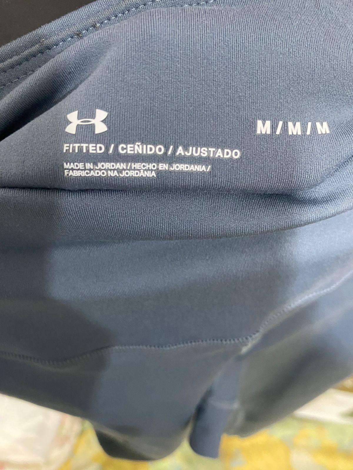 UNDER ARMOUR |M| WAIST 26| A33| DUSTY BLUE ACTIVE ATHLETIC LEGGINGS