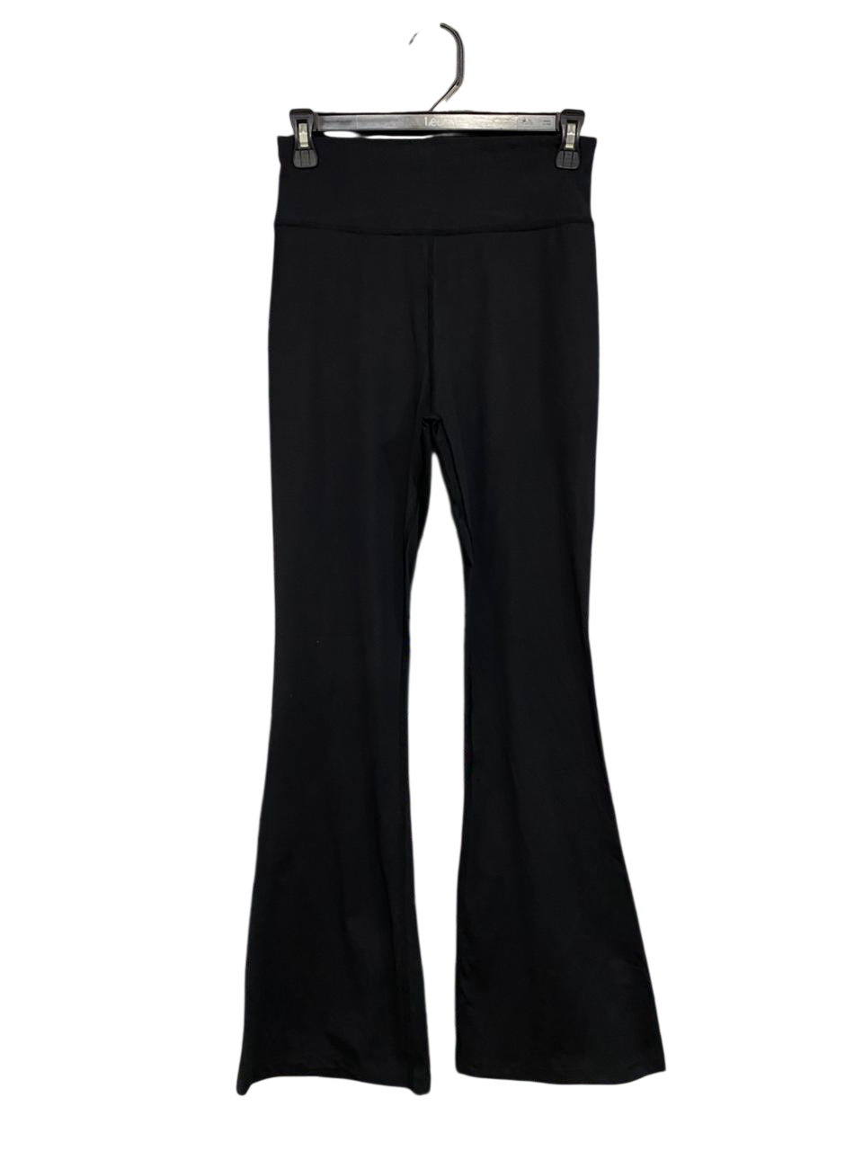ANKO |XS| WAIST 25| A34| BLACK HIGH-WAISTED YOGA FLARE LEGGINGS
