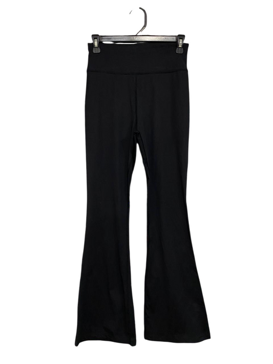 ANKO |XS| WAIST 25| A34| BLACK HIGH-WAISTED YOGA FLARE LEGGINGS