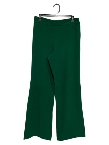 ZARA |M| WAIST 30| A34| EMERALD GREEN HIGH-WAISTED WIDE-LEG TAILORED TROUSERS