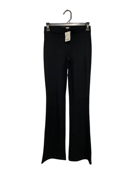 ANKO |S| WAIST 26| A34| BLACK HIGH-WAISTED FLARED PANTS