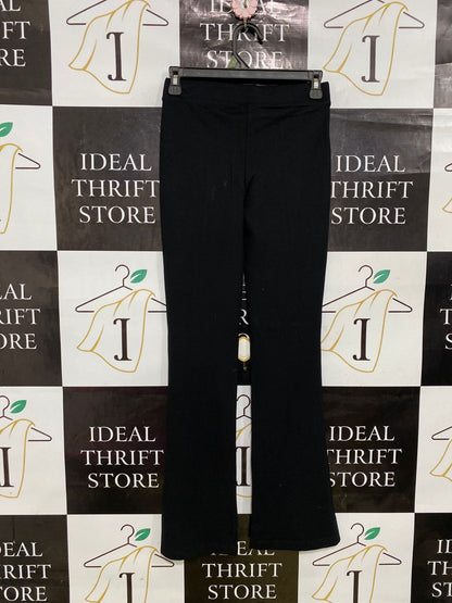 ANKO |S| WAIST 26| A34| BLACK HIGH-WAISTED FLARED PANTS