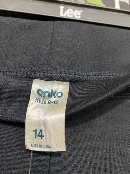 ANKO |S| WAIST 26| A34| BLACK HIGH-WAISTED FLARED PANTS