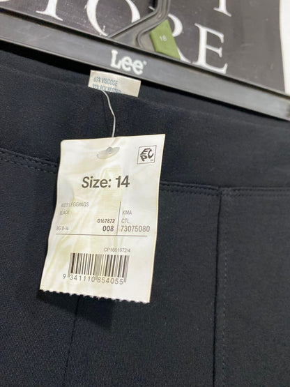ANKO |S| WAIST 26| A34| BLACK HIGH-WAISTED FLARED PANTS