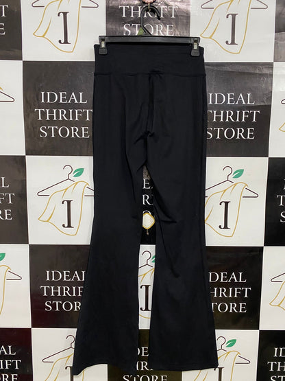 ANKO |XS| WAIST 25| A34| BLACK HIGH-WAISTED YOGA FLARE LEGGINGS