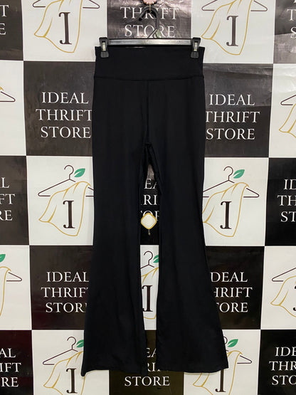 ANKO |XS| WAIST 25| A34| BLACK HIGH-WAISTED YOGA FLARE LEGGINGS