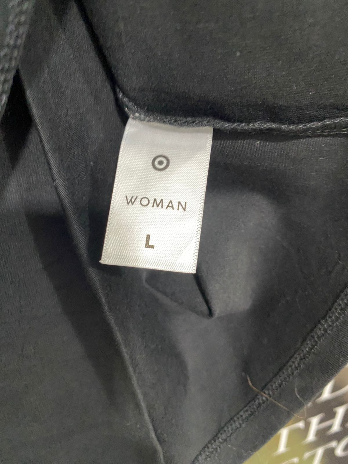 TARGET ACTIVE |L| BUST 18| A34| BLACK AUSTRALIAN COTTON SCOOP-NECK BASIC T-SHIRT