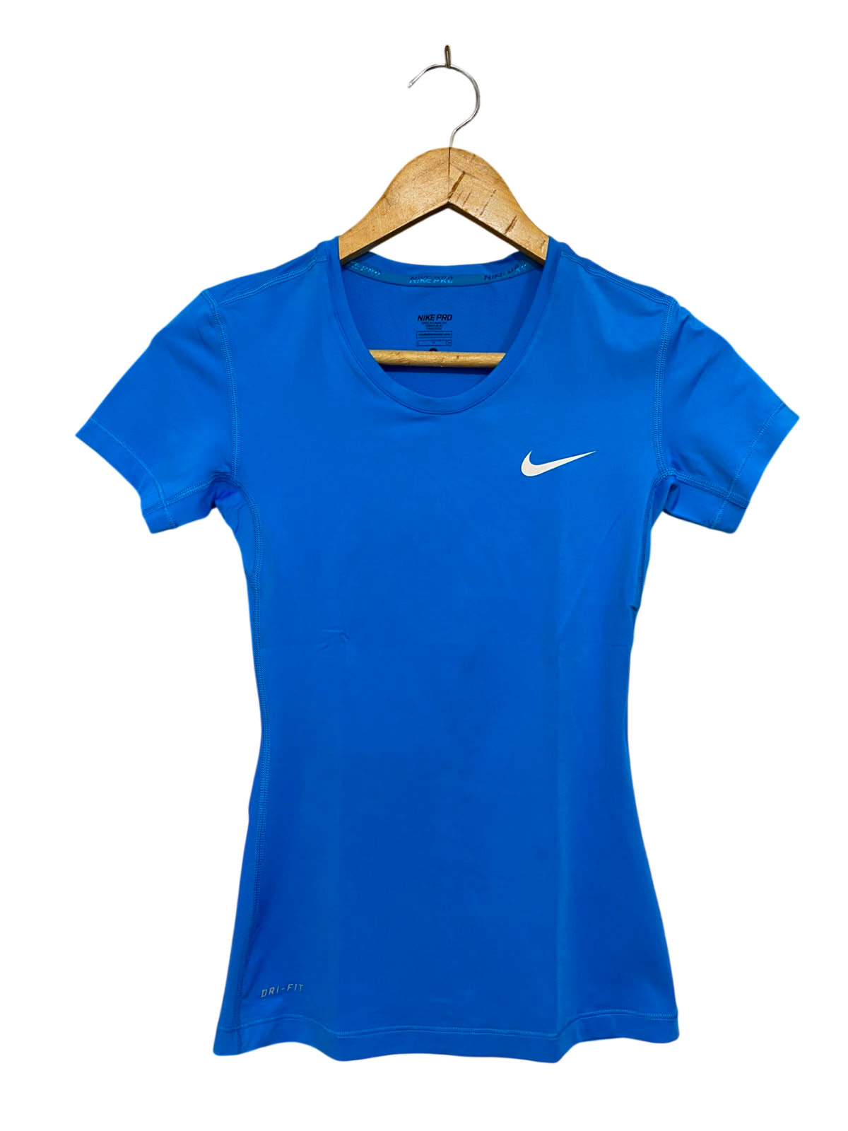 NIKE PRO |S| BUST 13| A35| BLUE DRI-FIT SHORT-SLEEVE ATHLETIC ACTIVEWEAR TOP