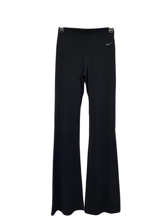NIKE |S| WAIST 22| A35| BLACK HIGH-RISE SWOOSH FLARED ACTIVEWEAR YOGA PANTS