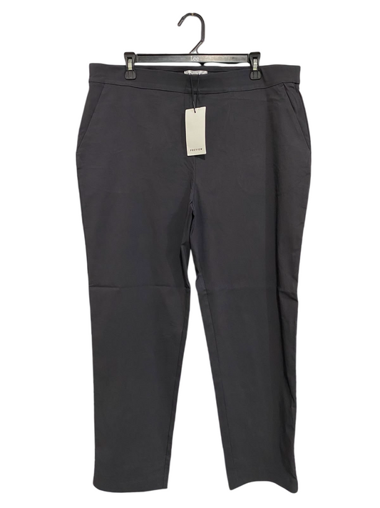 PREVIEW |XL| WAIST 36| A35| CHARCOAL GREY HIGH-WAISTED TAILORED TROUSERS