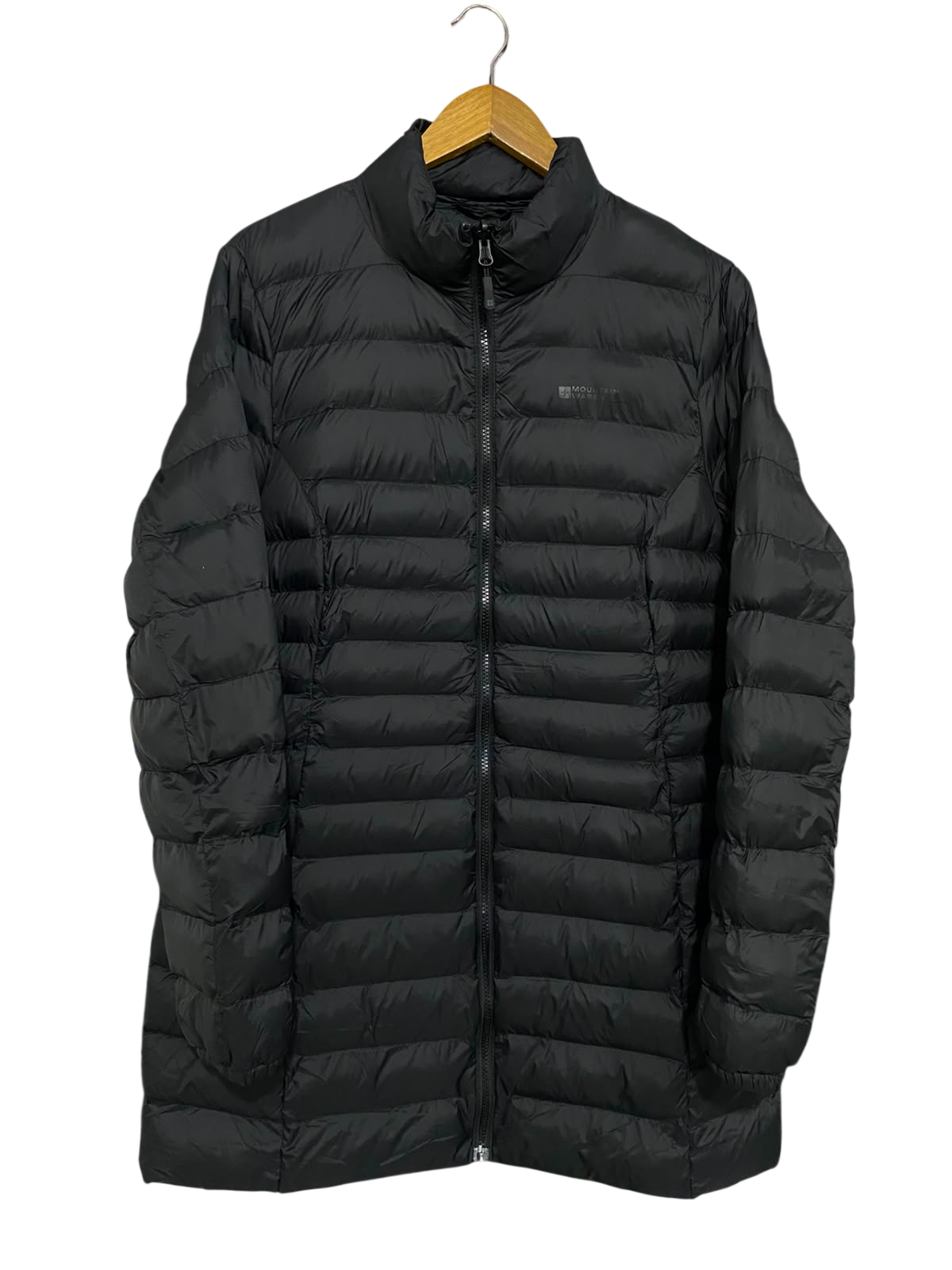 MOUNTAIN WAREHOUSE |L| BUST 16| A35| TRIP BLACK QUILTED LONG-LENGTH PUFFER JACKET