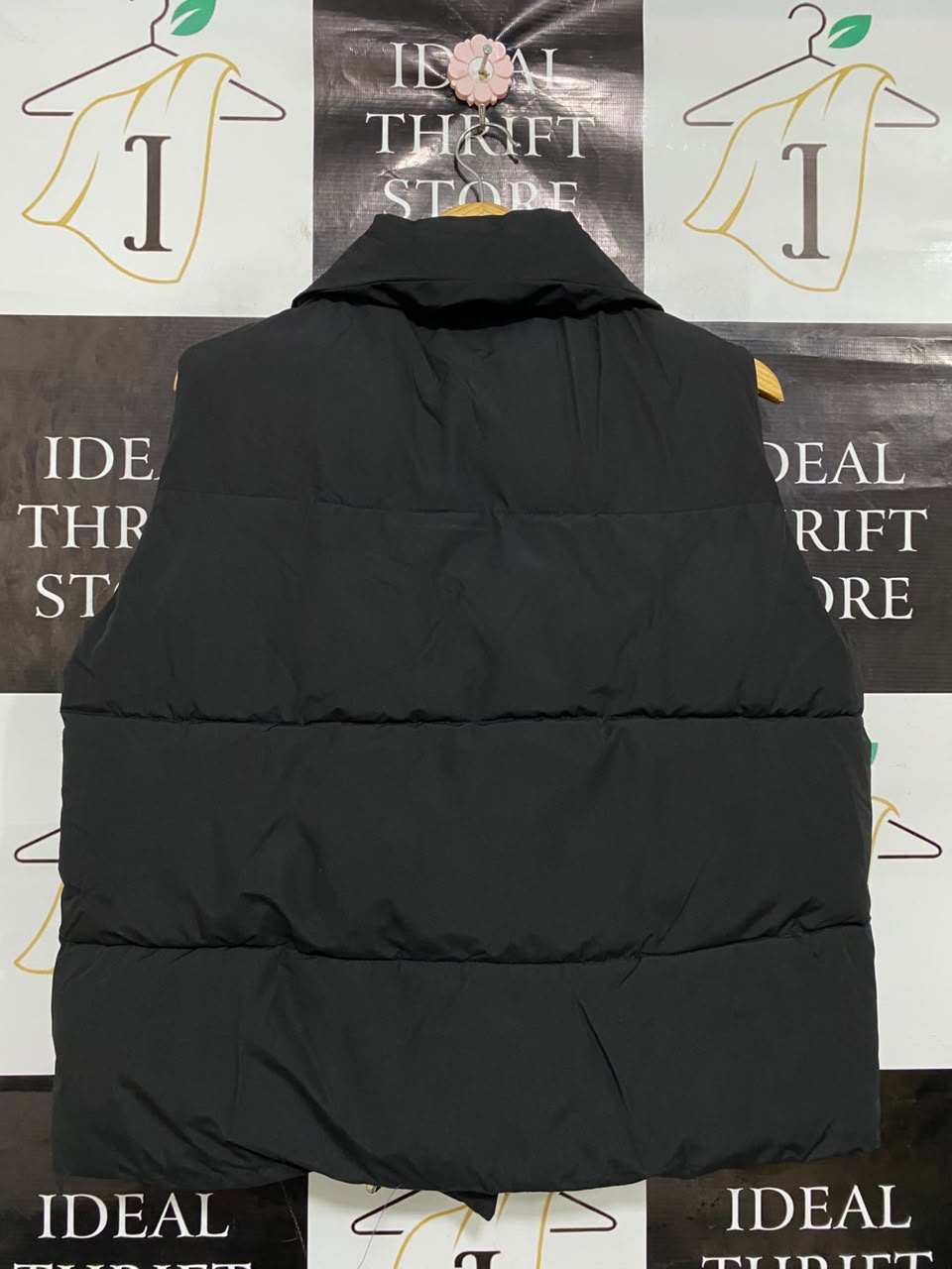 DIANYIGE |M| BUST 23| A35| BLACK OVERSIZED PUFFER VEST