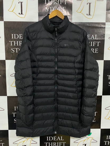 MOUNTAIN WAREHOUSE |L| BUST 16| A35| TRIP BLACK QUILTED LONG-LENGTH PUFFER JACKET