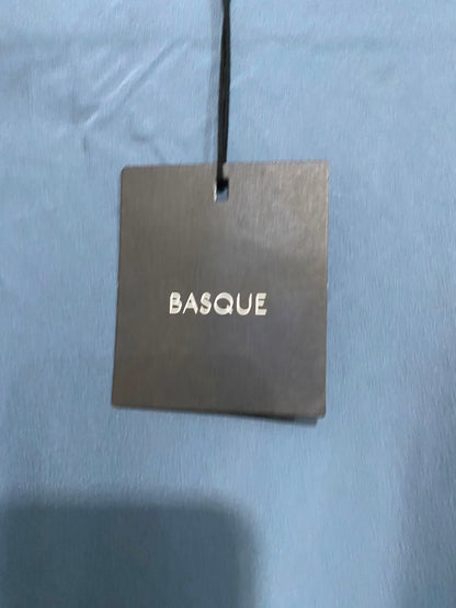 BASQUE |XL| WAIST 34| A35| DUSTY BLUE SATIN MIDI MAXI SKIRT