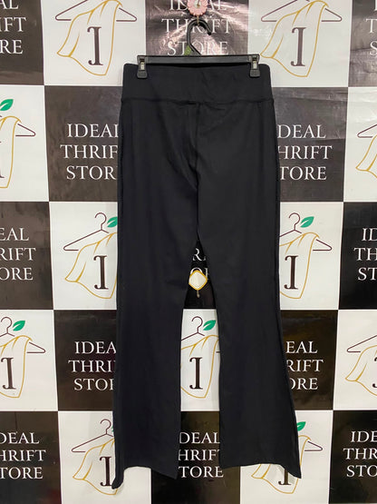 ANKO |M| WAIST 28| A35| BLACK ULTRA-SOFT HIGH-RISE FLARED ACTIVEWEAR YOGA PANTS