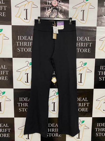 ANKO |M| WAIST 28| A35| BLACK ULTRA-SOFT HIGH-RISE FLARED ACTIVEWEAR YOGA PANTS