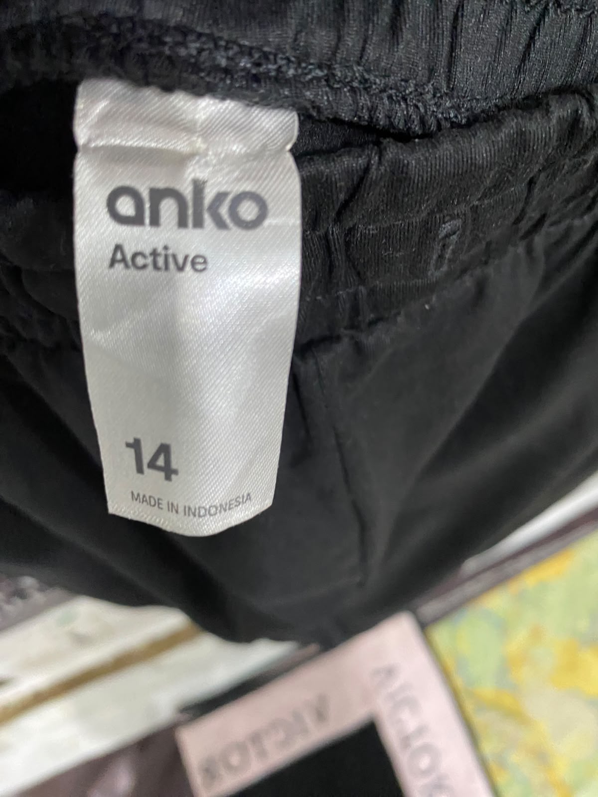 ANKO |XL| WAIST 35| A35| BLACK ATHLETIC CUFFED JOGGER LOUNGE PANTS