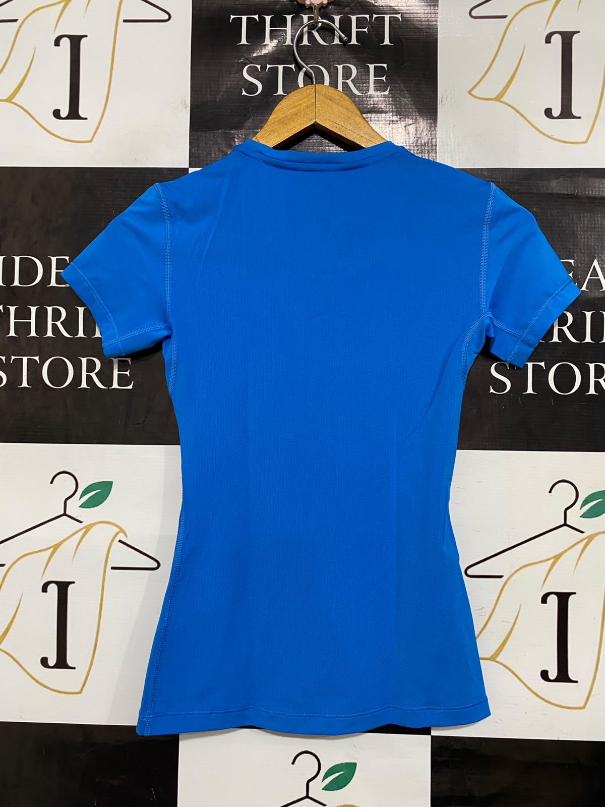 NIKE PRO |S| BUST 13| A35| BLUE DRI-FIT SHORT-SLEEVE ATHLETIC ACTIVEWEAR TOP