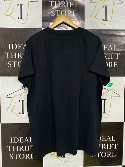 AVELLA |XL| BUST 22| A35| BLACK "LOS ANGELES 1986" EAGLE-PRINT COTTON T-SHIRT