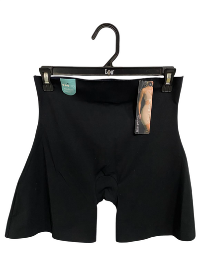 AMBRA |S| WAIST 26| A36| BLACK HIGH-WAISTED SHAPEWEAR COMPRESSION WAISTED SHORTS