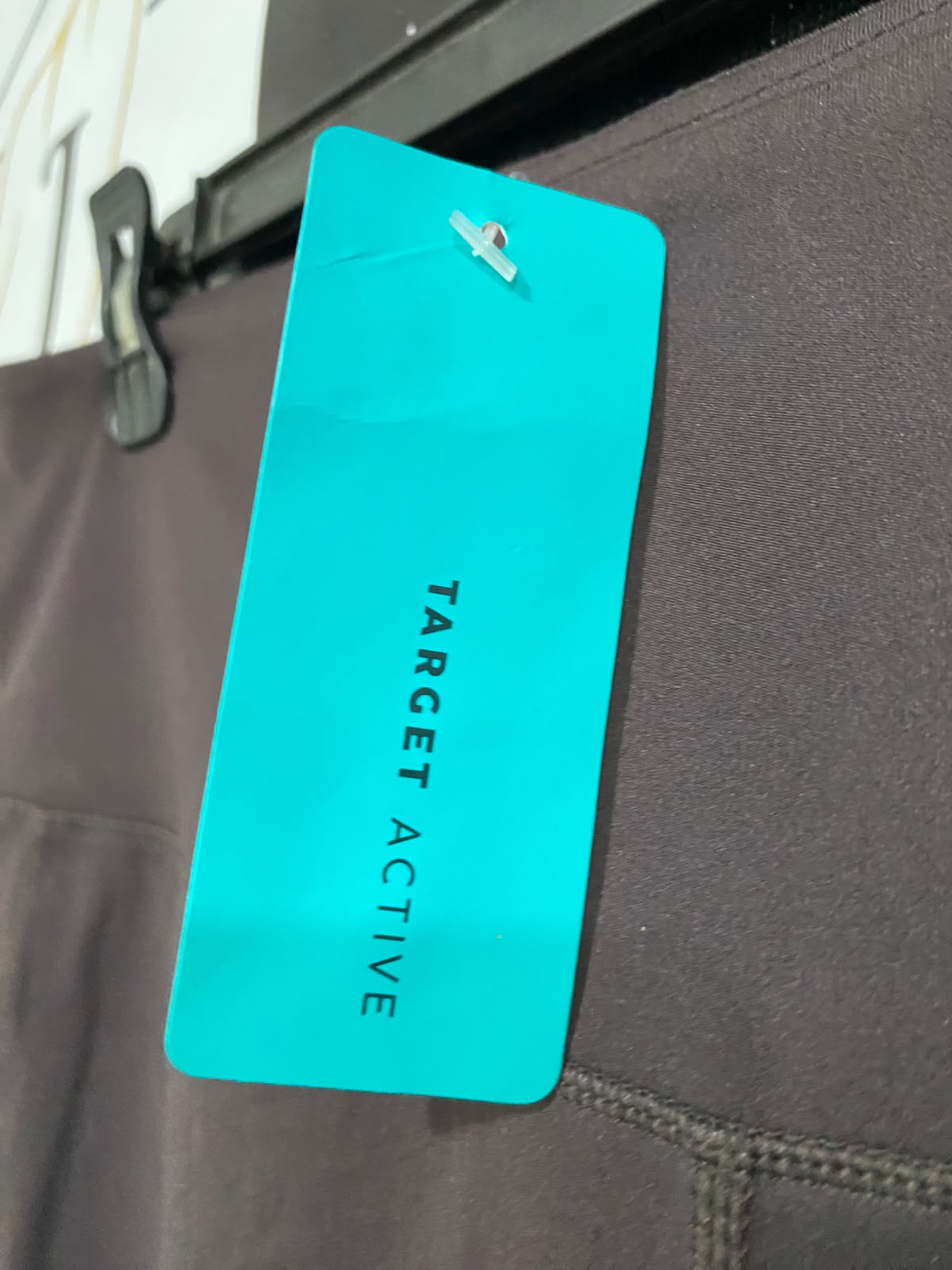 TARGET ACTIVE |XL| WAIST 32| A36| DARK BROWN HIGH-WAISTED PERFORMANCE ACTIVEWEAR LEGGINGS WITH SIDE POCKETS