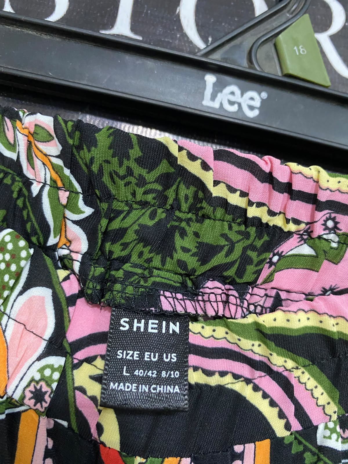 SHEIN |L| WAIST 28| A36| MULTICOLOR PAISLEY-PRINT BOHO HIGH-WAISTED WIDE-LEG PALAZZO PANTS
