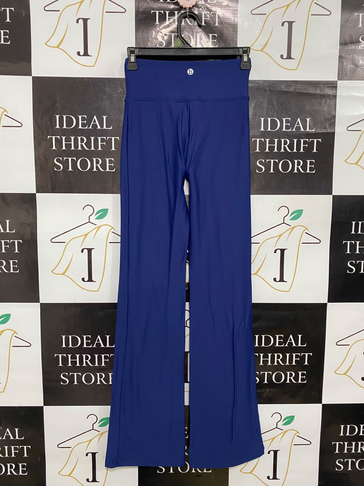 COTTON ON |S| WAIST 23| A36| DEEP ROYAL BLUE PERFORMANCE-STRETCH FLARED YOGA TROUSERS