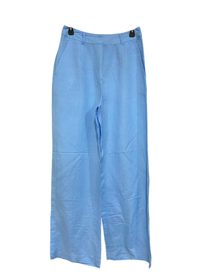 AERE |M| BUST 27| A37| PASTEL BLUE WIDE-LEG TAILORED TROUSERS