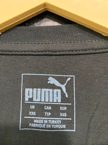PUMA |XS| BUST 18| A37| BLACK & LIME GREEN ATHLETIC T-SHIRT DRESS