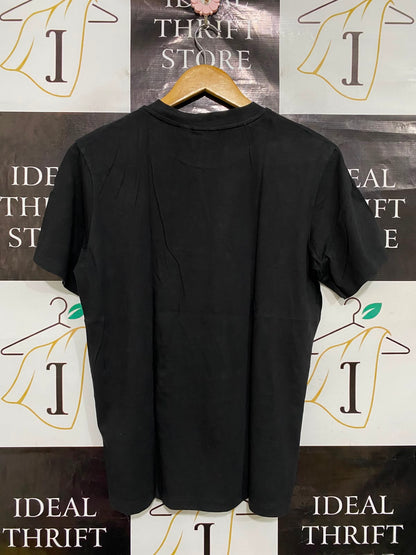 CALVIN KLEIN |L| BUST 19| A37| BLACK NEW YORK LOGO T-SHIRT